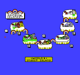 Rainbow Islands: Story of the Bubble Bobble 2's background