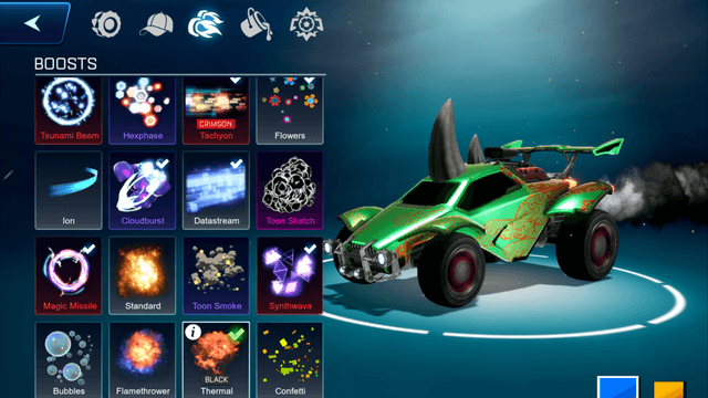 Rocket League Sideswipe's background