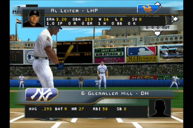 High Heat Major League Baseball 2002's background