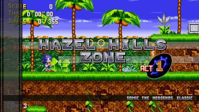 Sonic Classic's background