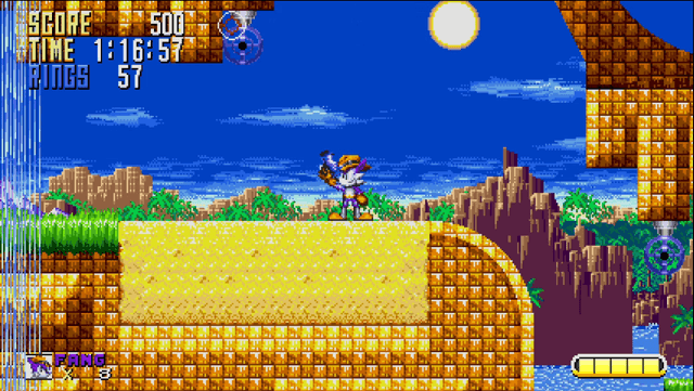 Sonic Classic 2's background