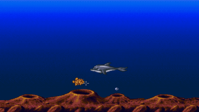 Ecco Jr. and The Great Ocean Treasure Hunt!'s background