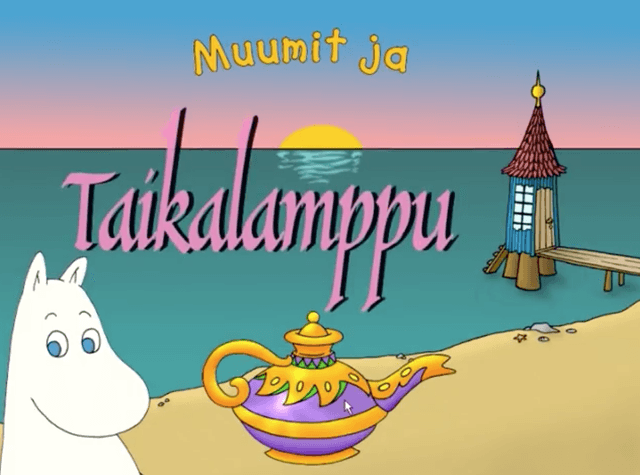 Muumit ja Taikalamppu's background