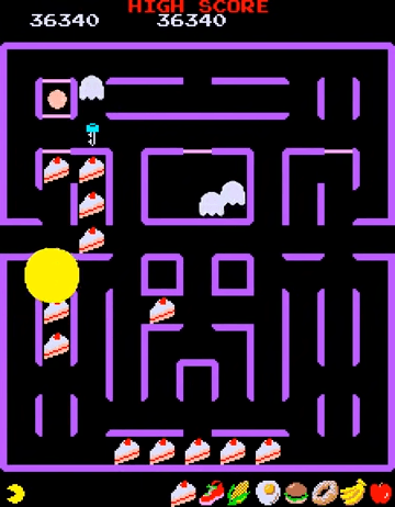 Super Pac-Man's background