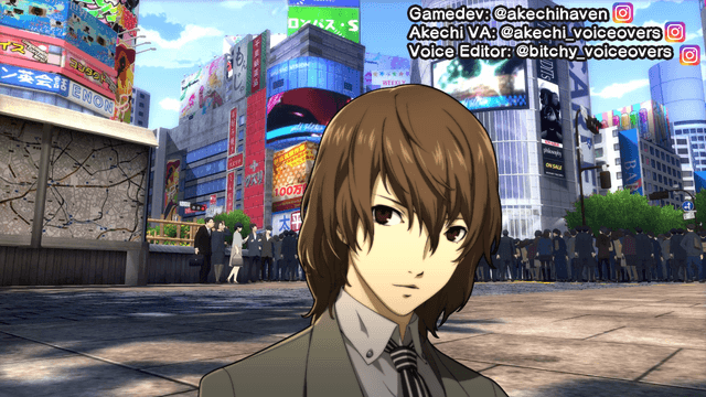 Persona 5: Goro Akechi Dating Simulator's background