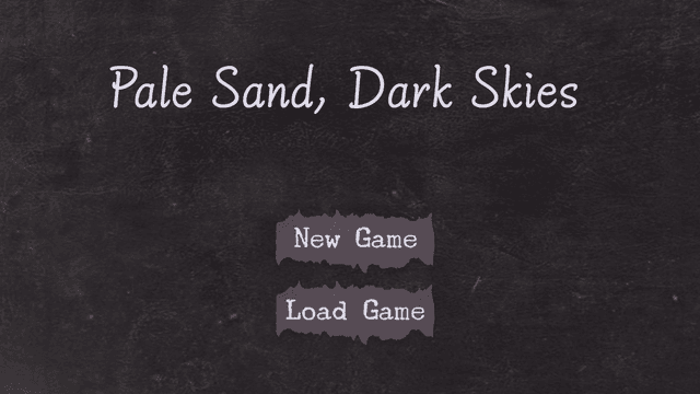 Pale Sand, Dark Skies's background