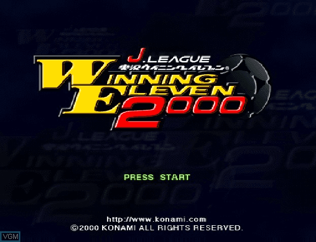 J.League Jikkyou Winning Eleven 2000's background