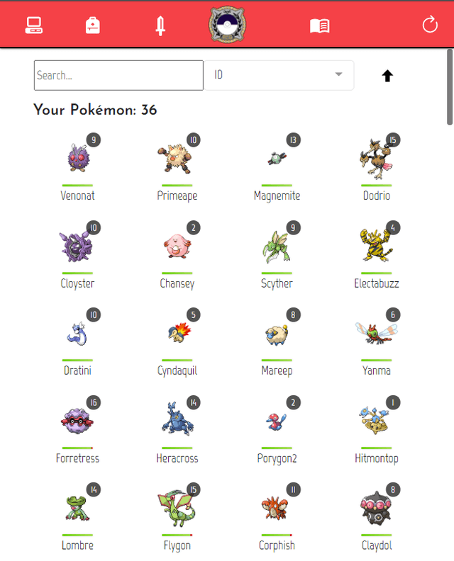 Pokémon Community Game's background