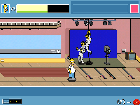 The Simpsons Arcade's background