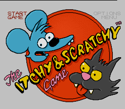 The Itchy & Scratchy Game's background