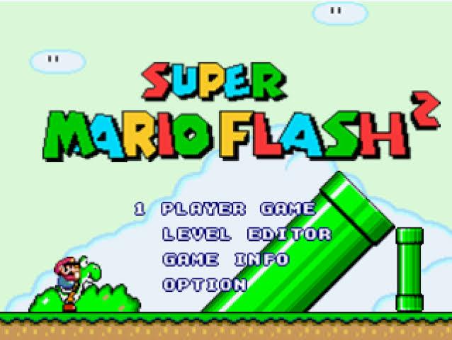 Super Mario Flash 2's background