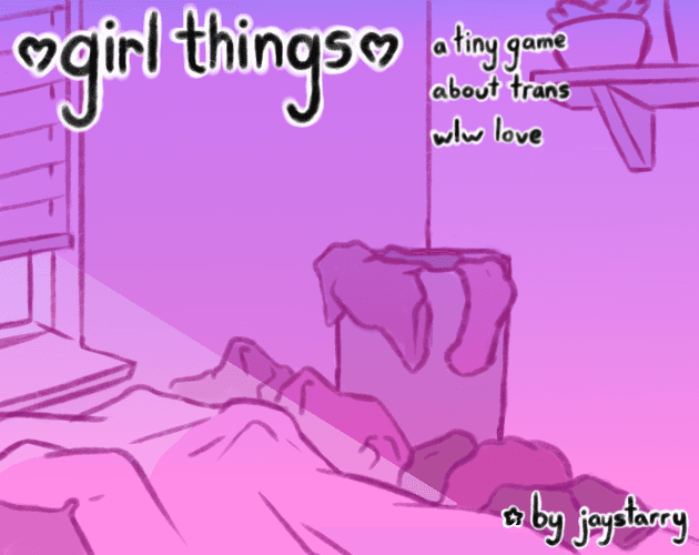 Girl things's background