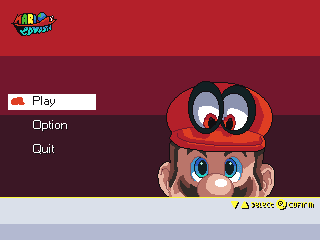 Mario 2Dyssey's background