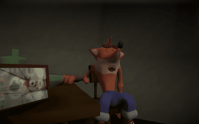 Crashed Bandicoot's background