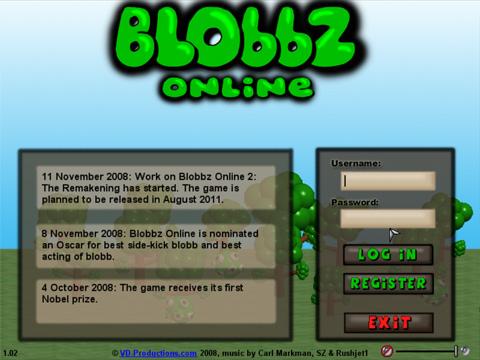 Blobbz Online's background