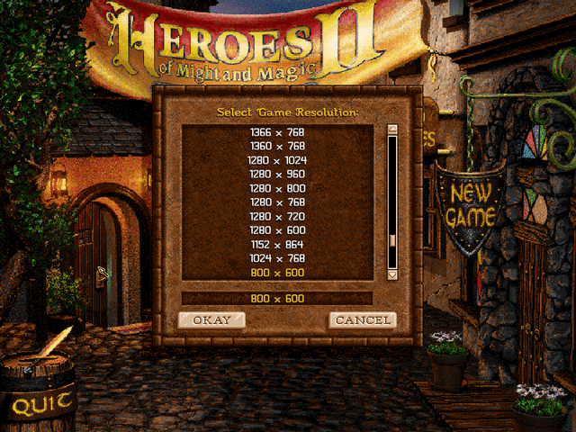 Free Heroes of Might and Magic II: Resurrection's background