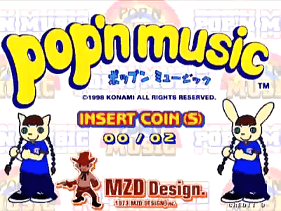 Pop'n music's background