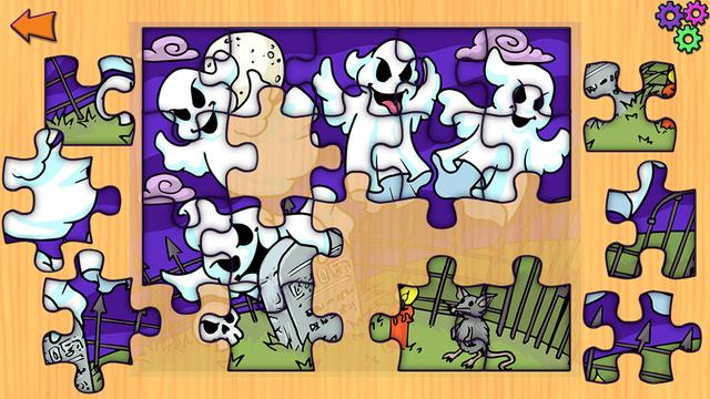 Halloween Jigsaw Puzzles: Puzzle Game for Kids & Toddlers's background