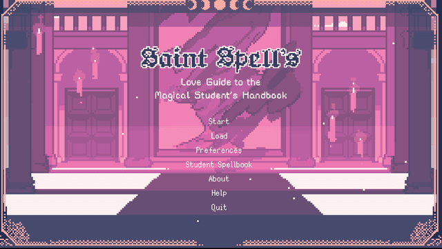 Saint Spell's Love Guide to the Magical Student's Spellbook's background