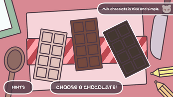 Mima and Nina's Chocolate Workshop's background