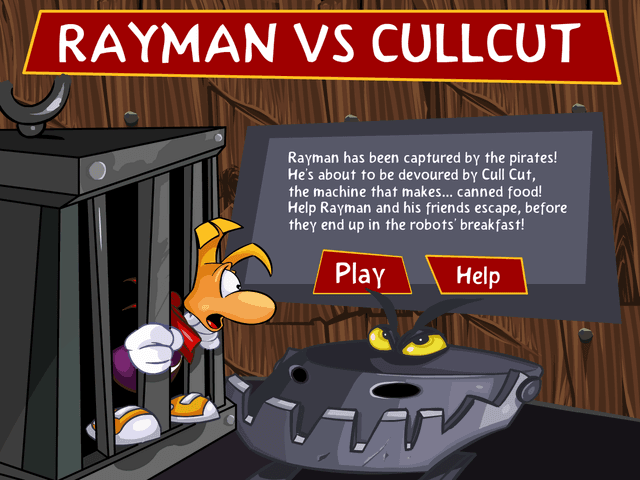 Rayman vs Cullcut's background