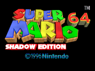 Super Mario 64: Shadow Edition's background