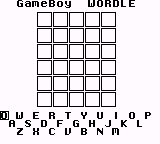 GameBoy Wordle's background