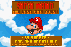 Super Mario: The Last GBA Quest's background