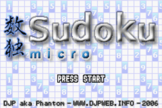 Sudoku Micro's background