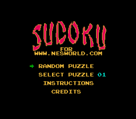 Sudoku: NESWorld Edition's background