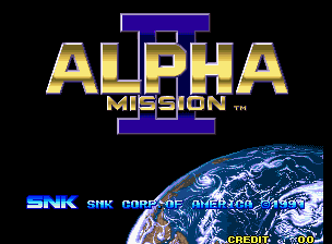 Alpha Mission II's background