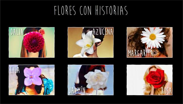 Flores con Historias's background