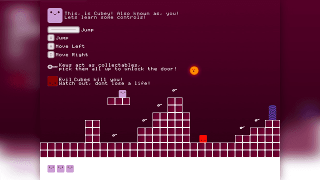 Cubey's Adventures Classic's background