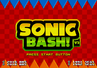 Sonic Bash's background