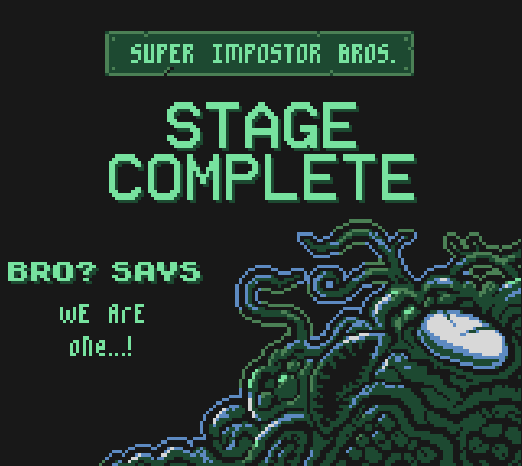 Super Impostor Bros.'s background