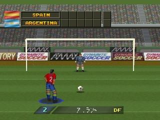 Dynamite Soccer 98's background