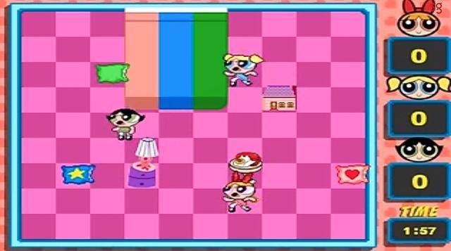 Powerpuff Girls: Pillow Fight's background