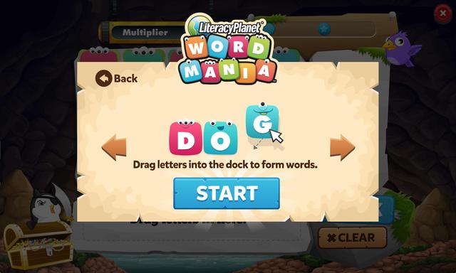 LiteracyPlanet: Word Mania's background