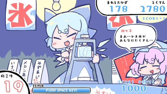 Cirno no Saikyou Kakigoori Daisakusen!'s background