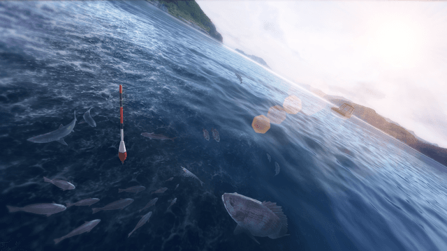 Real VR Fishing's background