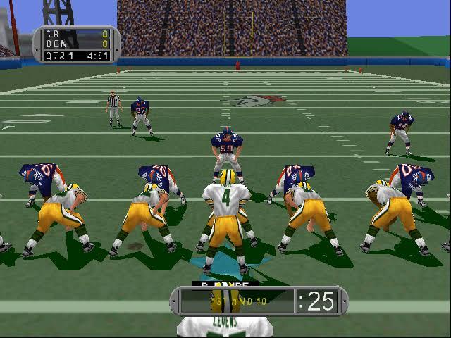 Madden NFL 99's background