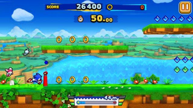Sonic Runners Revival's background