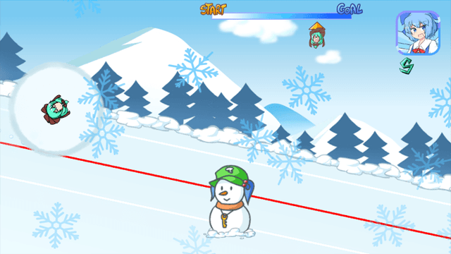 Hina-chan Snowtime's background