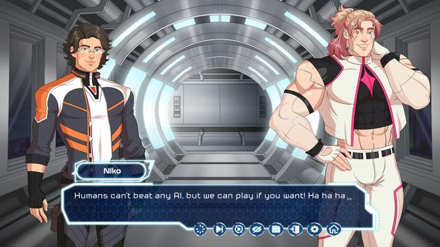 Baradroid: A Gay Visual Novel's background