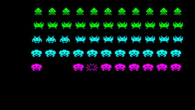 Deluxe Space Invaders's background