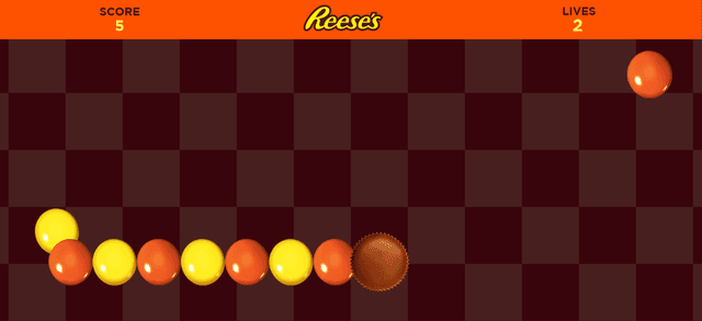 Reese's Snake's background