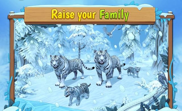 White Tiger Family Sim Online's background