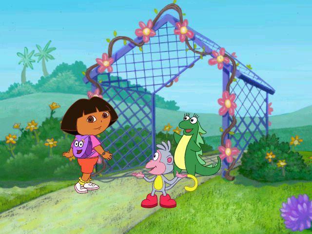 Dora the Explorer: Backpack Adventure's background