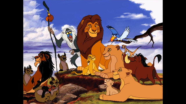 Disney's Animated Storybook: The Lion King's background