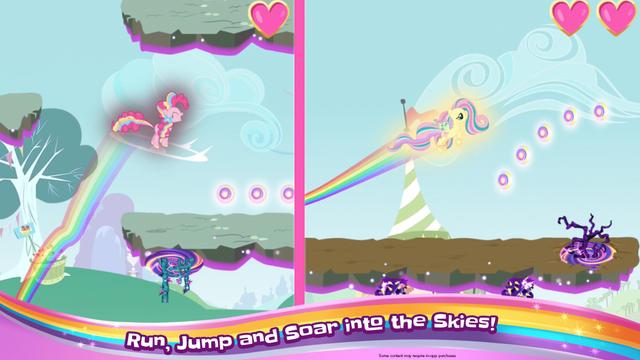 My Little Pony: Rainbow Runners's background